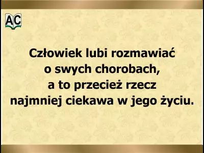 Cytat o chorobach