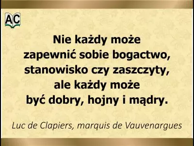 Luc de Clapiers aforyzm