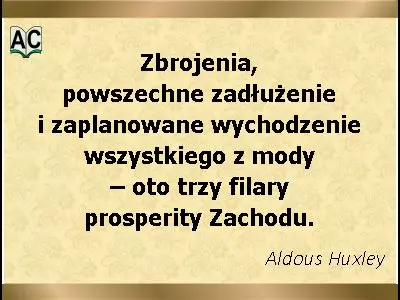 aforyzm Aldousa Huxleya