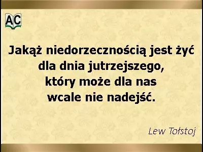 Aforyzm Lwa Tołstoja