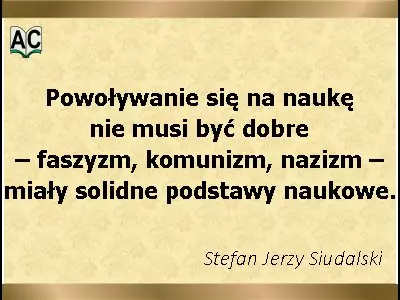 aforyzm podstawy naukowe